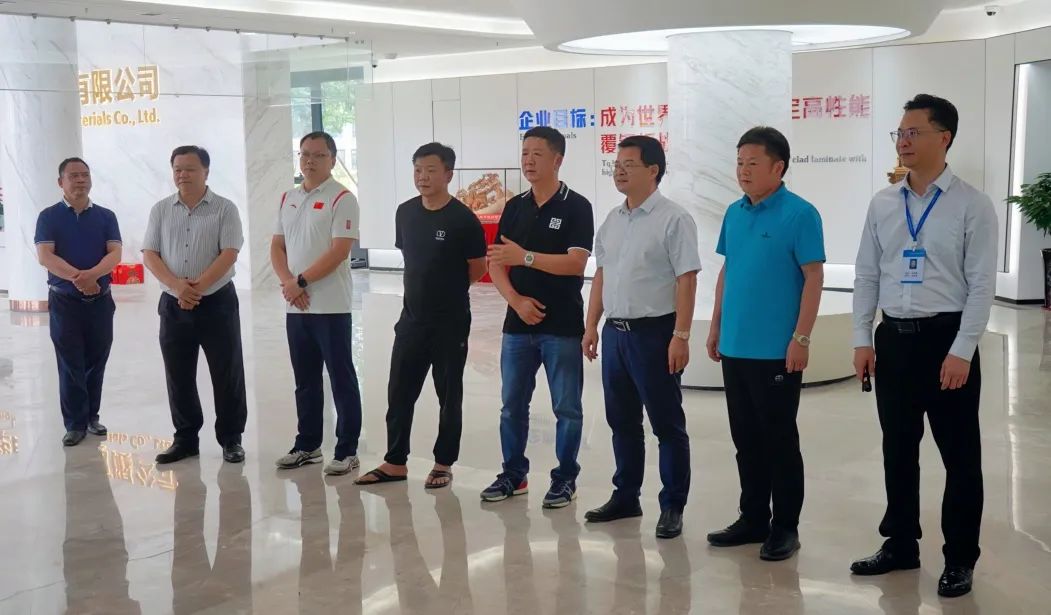 立讯精密王来胜副董事长一行到安博ANBO(中国)材料考察